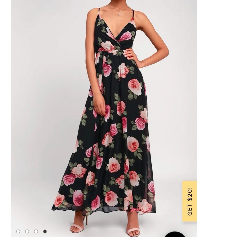 Floral Print Maxi Dress